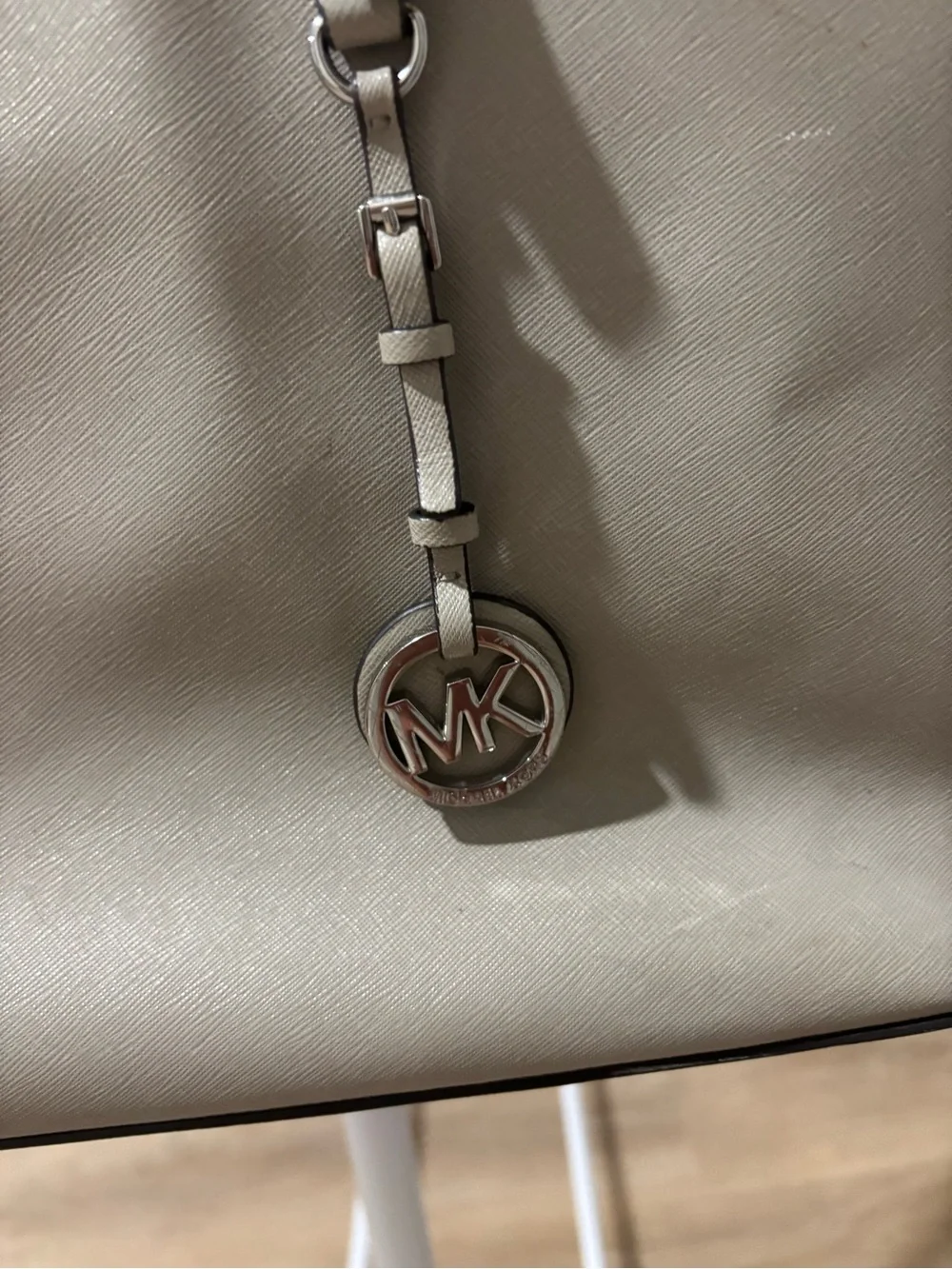 Michael Kors Taupe Saffiano Leather Tote